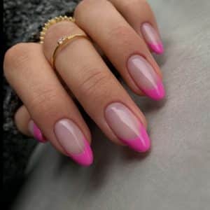 Pink Precise French Tips