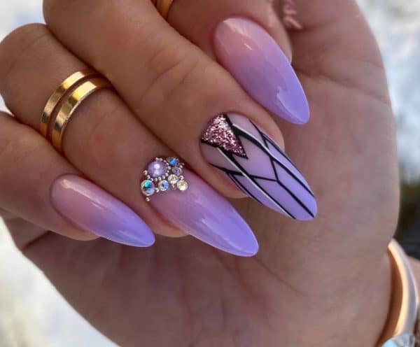 Ombre x Bling & Abstract