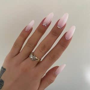 Ombre with swarovski