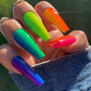 Vertical Rainbow Ombre