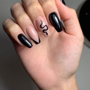 V-tips with painted Snake