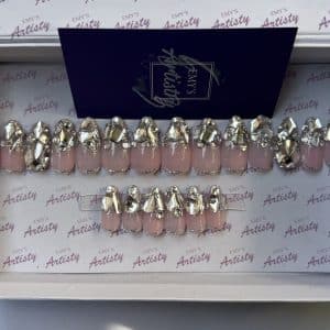 Crystal Tips (Pink Base)