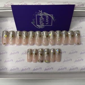 Holo Bling Gold butterflies