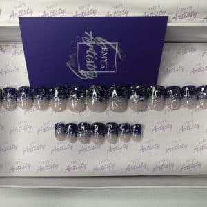 Royal Blue Ombre Glitters