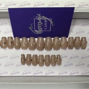 Flashy Champagne Tips x Stones