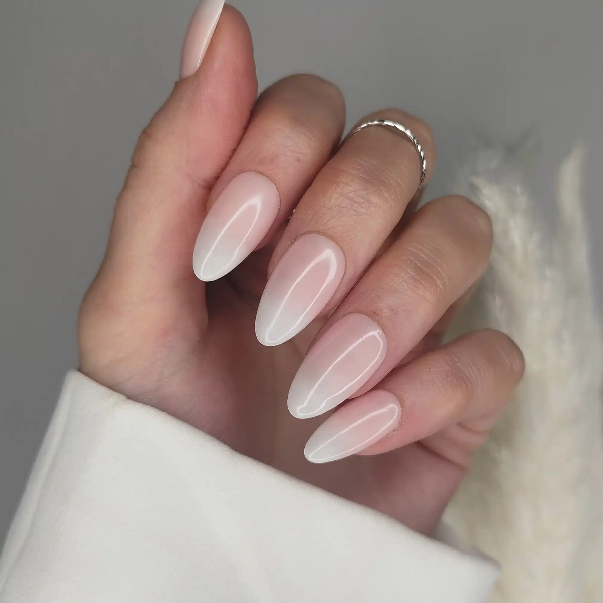 Ombre Almond Nails Ombre Almond Nails