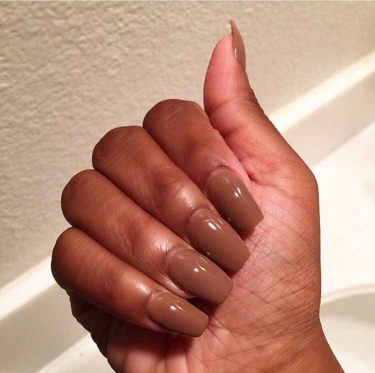 girls hans with brown nude nails zon girls hans with brown nude nails zon