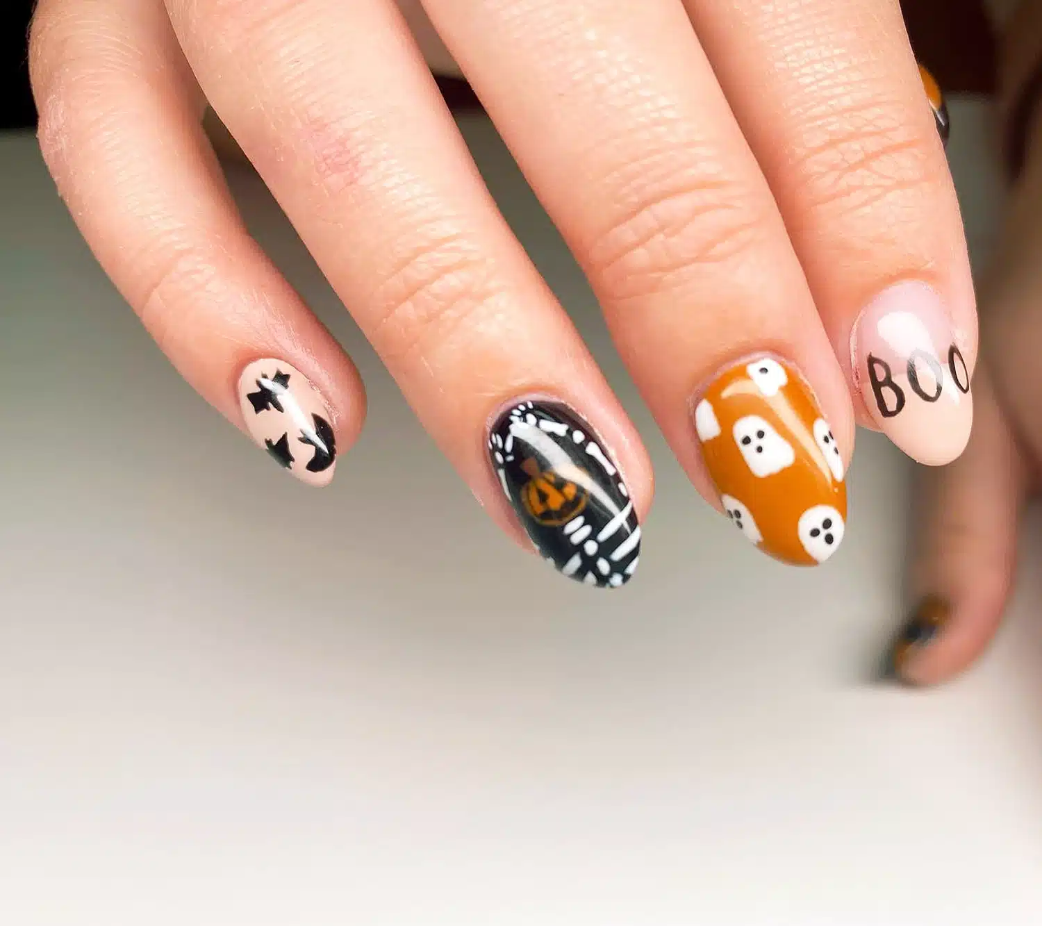 Monster Mash nail art Monster Mash nail art