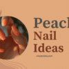 Peach Nail Art