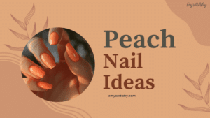 Peach Nail Art