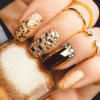 gold nails