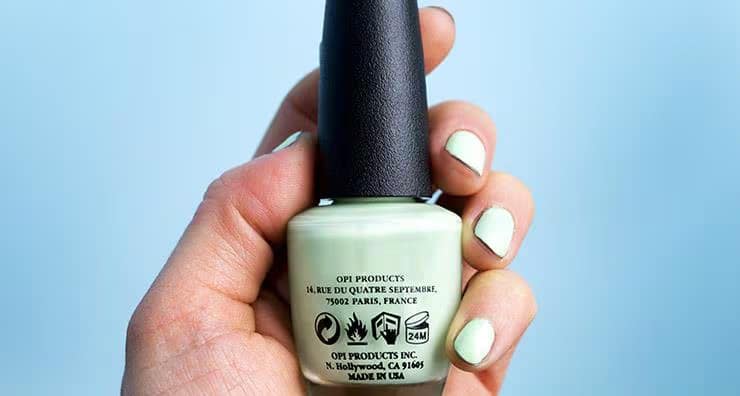 nail paint bottle with pao symbol nail paint bottle with pao symbol