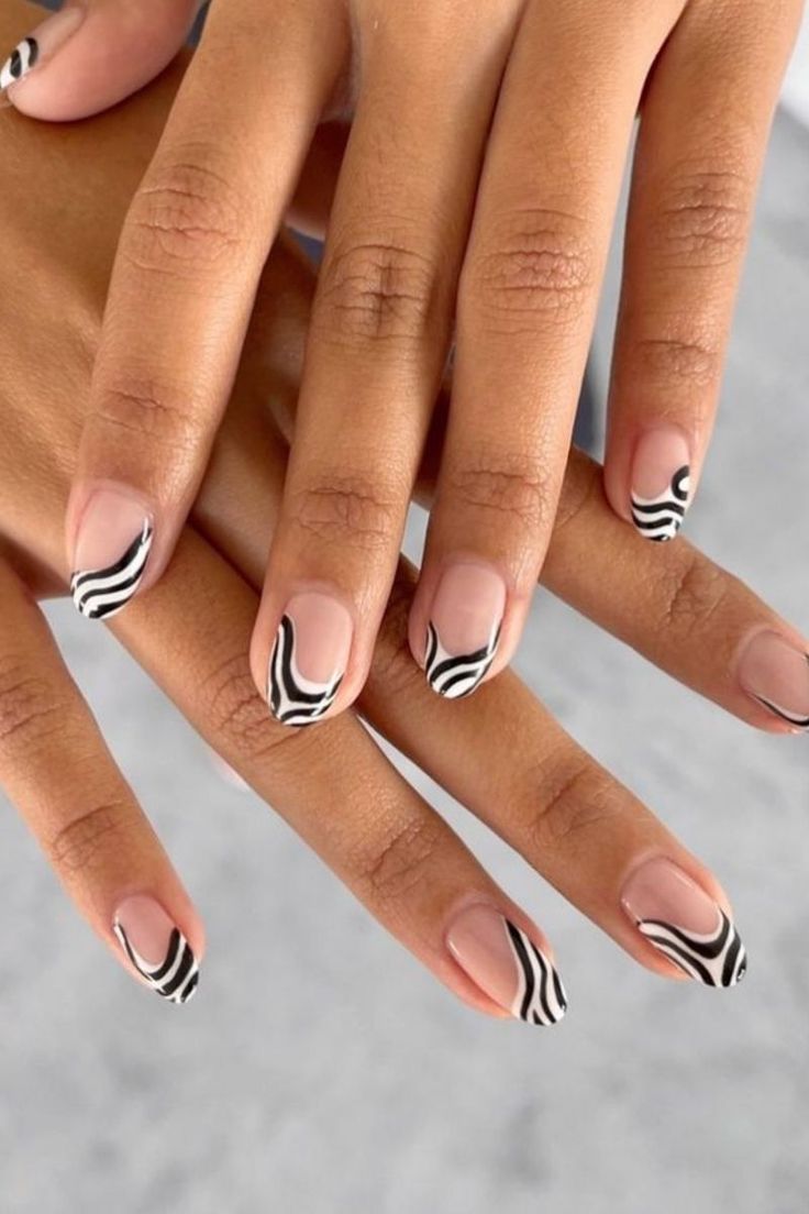 female hands with Black Tips with White Outline female hands with Black Tips with White Outline