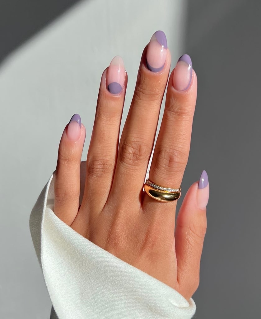 A view of negative space nails A view of negative space nails