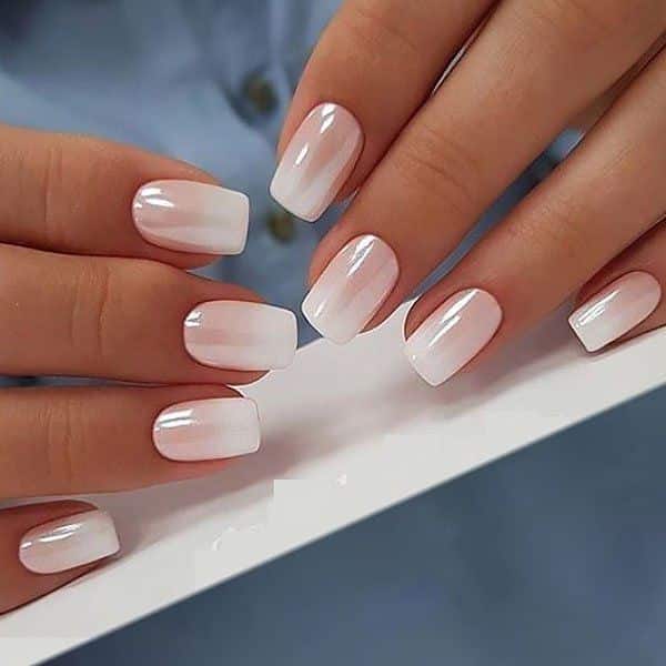 ombre nails with chromatic finish ombre nails with chromatic finish