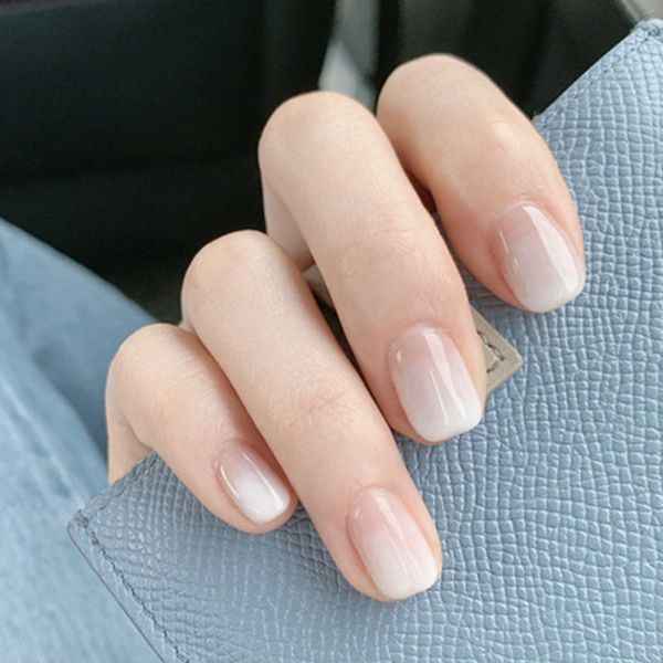 square shaped nude ombre nails zon square shaped nude ombre nails zon