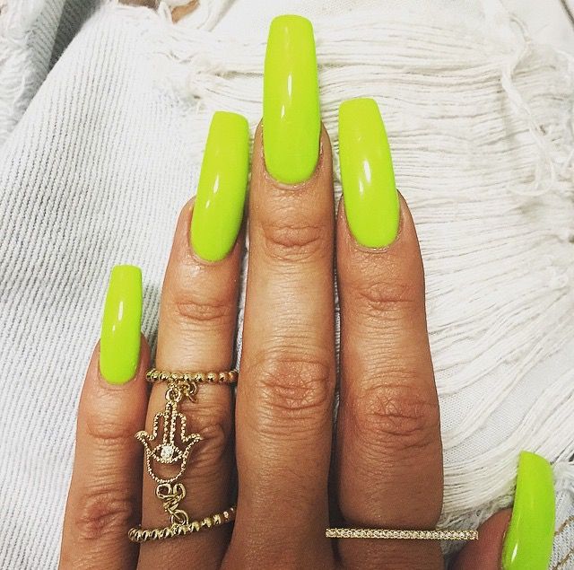 ultra bright neon green nails ultra bright neon green nails