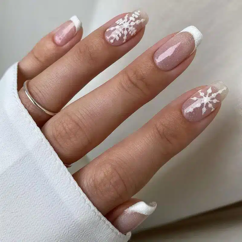 snowflake accent nails jpg snowflake accent nails jpg