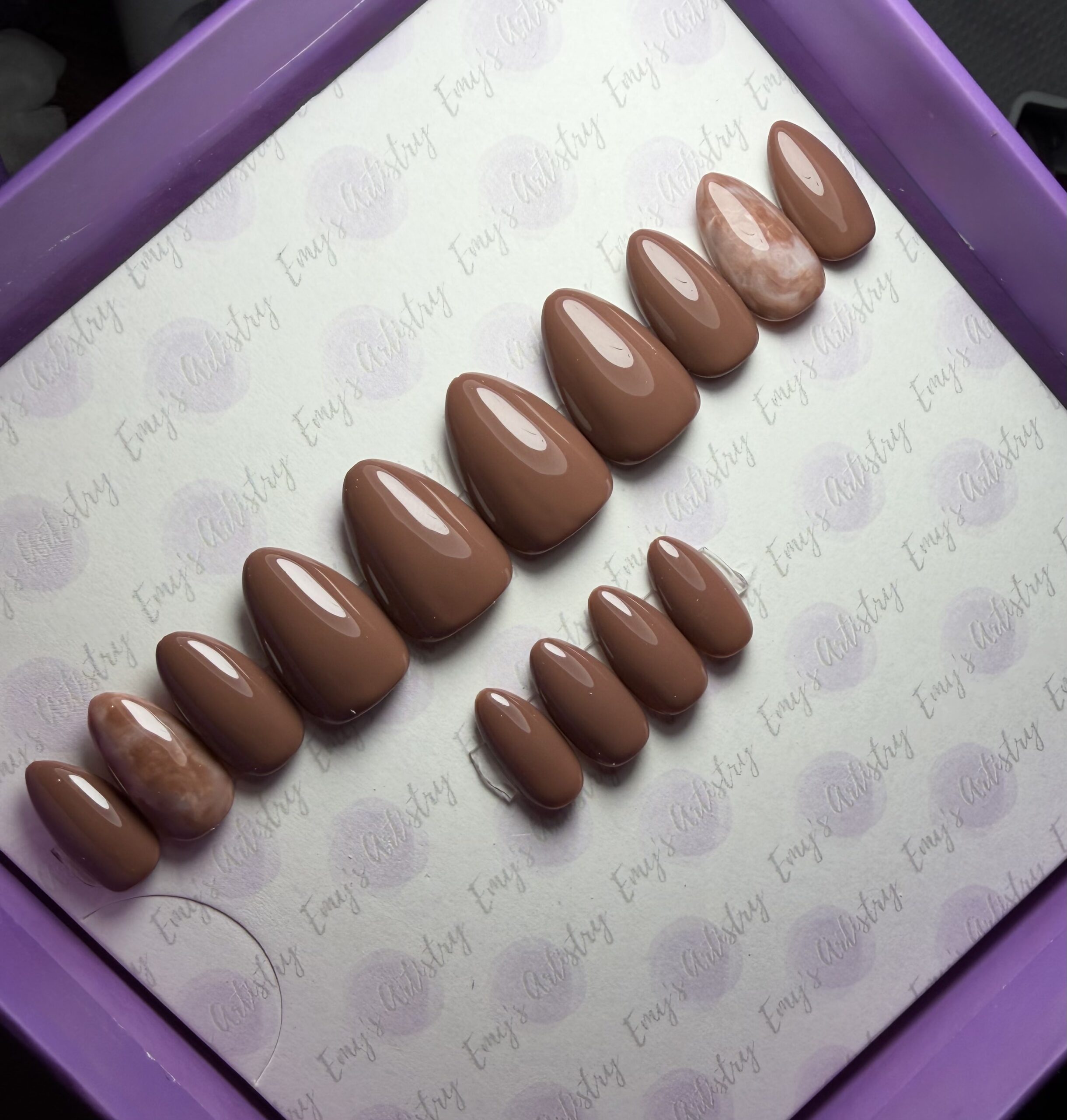 Toffee marble