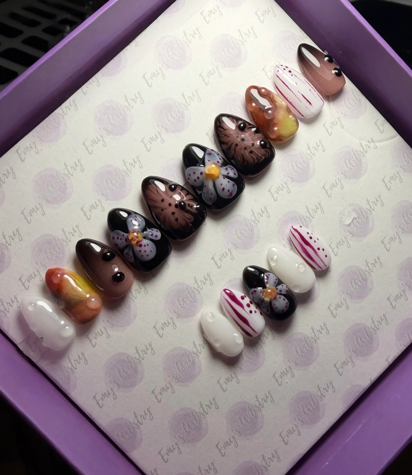 Midnight Orchid Truffles